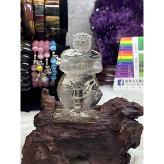 💎萬玉晶品💎白水晶 不動明王 生肖屬雞守護神 本命佛擺件