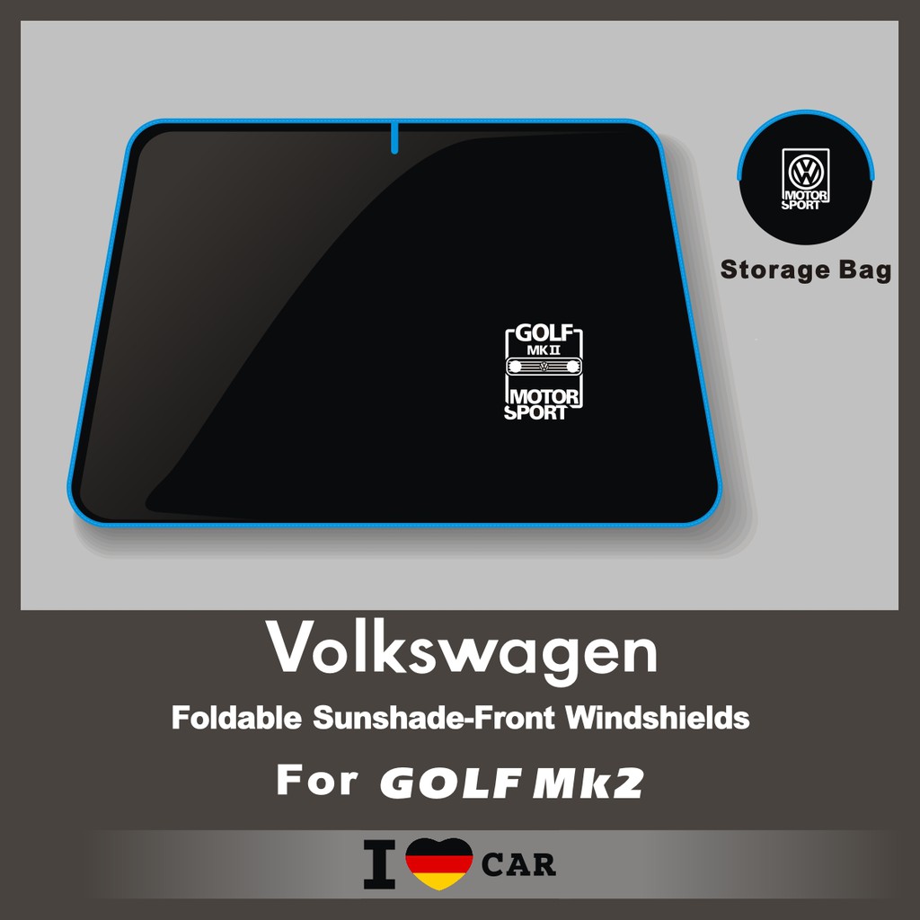 VW/福斯_GOLF_MK2_可收納前檔遮陽板_(升級版)