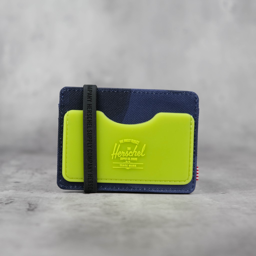 Herschel Charlie Rubber Wallet RFID 卡夾 10832-04092-OS 深藍迷彩