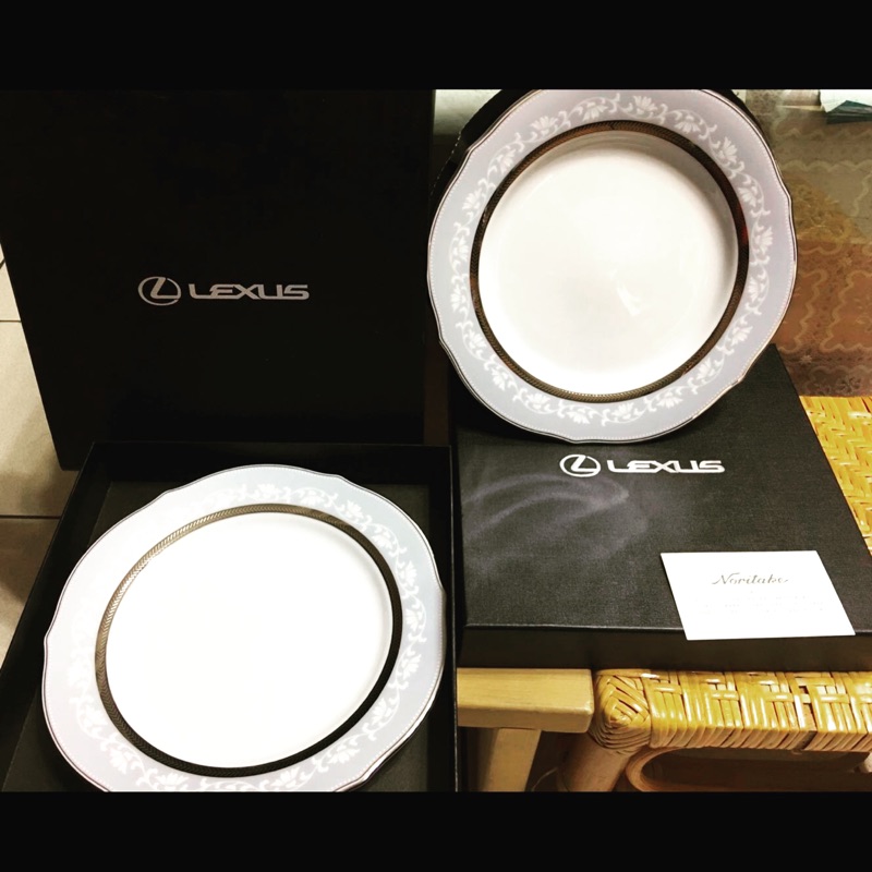 全新Lexus x Noritake瓷器禮盒組 雙盤禮盒