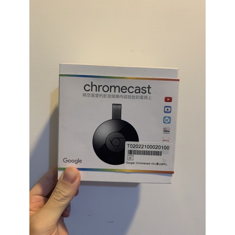 google chromecast V3 黑(WiFi) 二手美品