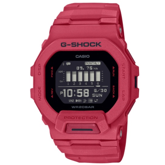 【KAPZZ】CASIO G SHOCK G-SQUAD 藍牙運動錶款 GBD-200RD-4