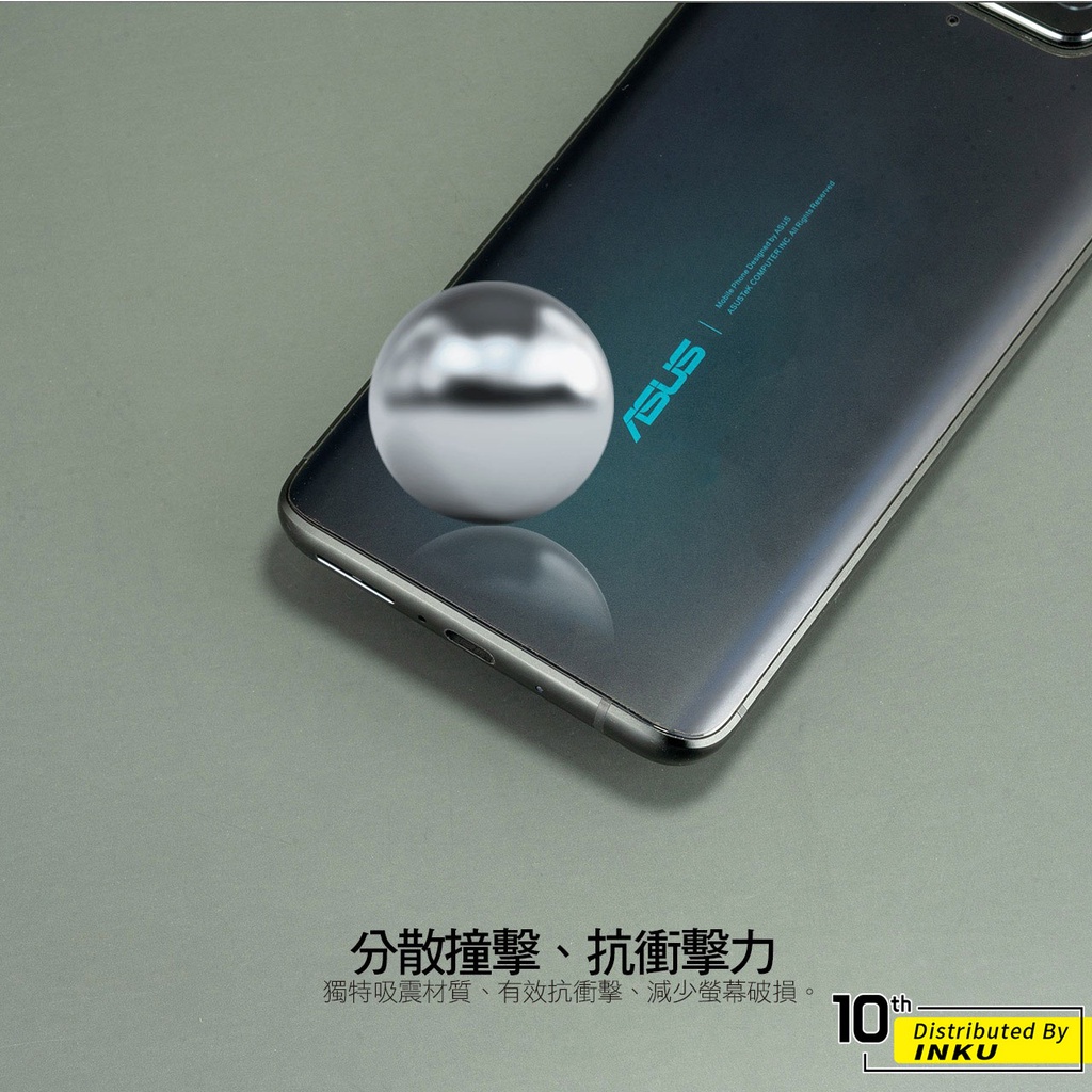 Image of hoda ASUS Zenfone 8 Flip/7/7 Pro 霧面磨砂/亮面高透光 極限背貼 單片  #2