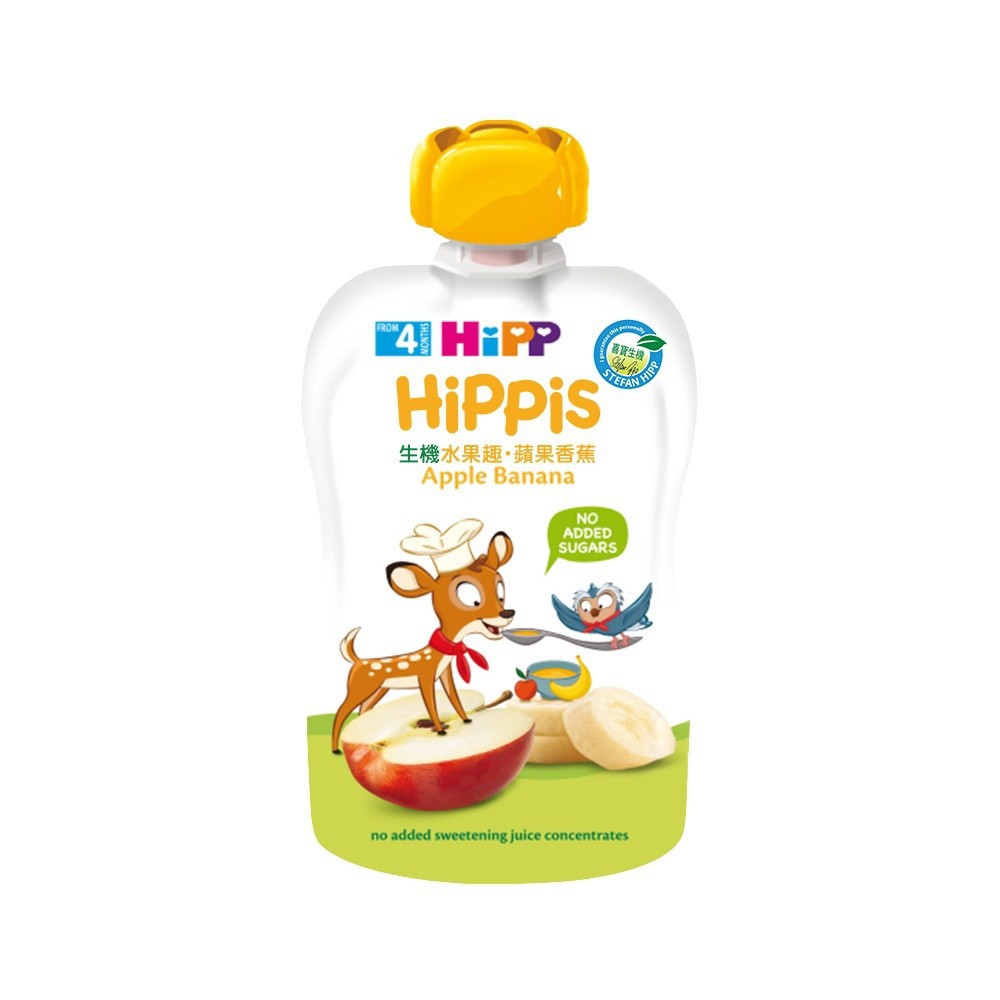 德國 HiPP喜寶生機水果趣-蘋果香蕉100g｛嬰之房｝