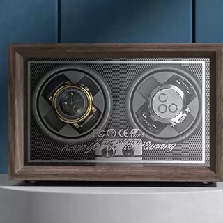 現貨免等🔥二錶頭搖錶器🔥鋼烤 手錶收納盒 自動上鍊盒 機械表展示盒 靜音搖表器 機械錶盒 動力儲存盒 搖錶器 錶盒