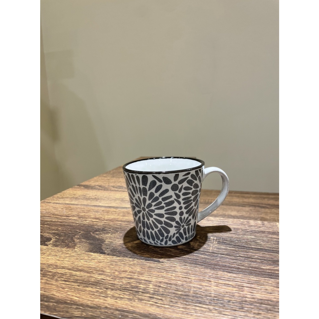 曼陀羅藝術能量造型杯 白底 馬克杯 咖啡杯 水杯 杯子 馬克杯的意思是大柄杯子