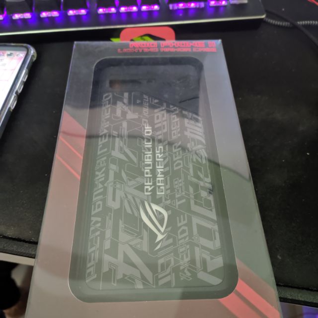 Rog  phone2 炫光智慧保護殼