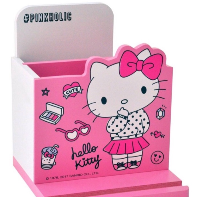 現貨出清  KT-630014  Hello Kitty 美妝筆筒收納盒 師大可自取