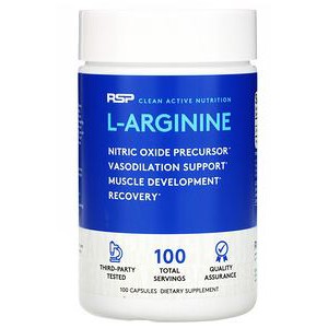 《現貨》RSP L-ARGININE 精胺酸 100粒 腹肌好幫手