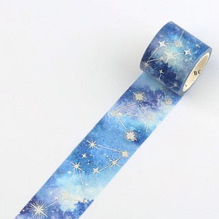 分裝 日本bgm紙膠帶 金箔寬版life系列 少女惑星 星空 銀河系 蝦皮購物