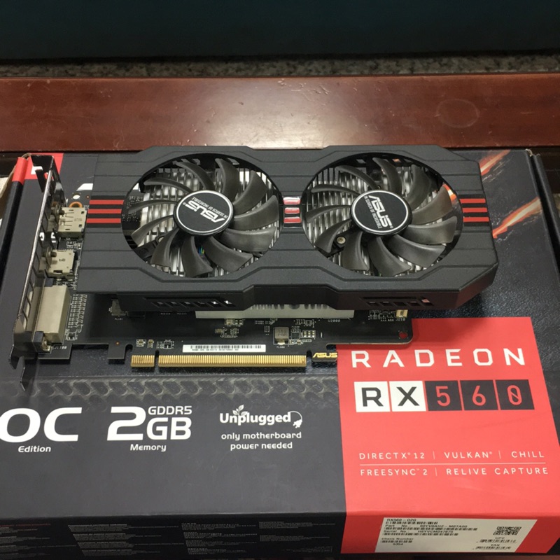 Asus RX560 2g 顯示卡