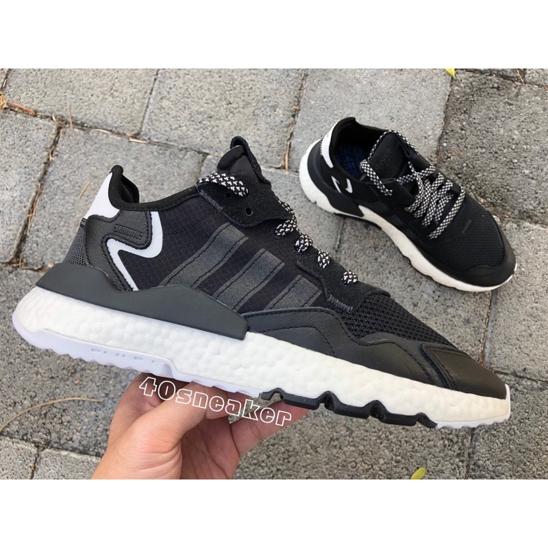 40sneaker®️Adidas originals nite jogger 黑白 3M 反光