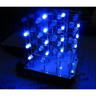 [RWG] 光立方 LED Cube 4*4*4 for Arduino UNO 套件 送程式