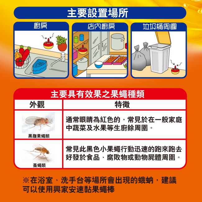 現貨 興家安速日本原裝小果蠅果蠅餌劑廚房水槽垃圾果凍藥劑30天效力持續黑醋紹興酒誘捕 蝦皮購物