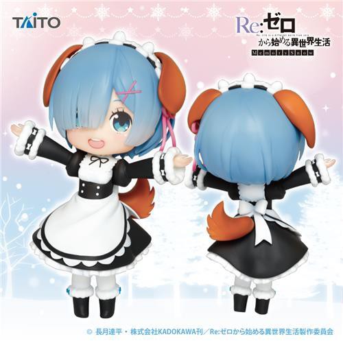 正版現貨 日版 TAITO Re 從零開始的異世界生活 雷姆 狗耳 女僕 Doll crystal 景品