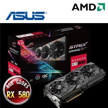 華碩 STRIX-RX580-O8G-GAMING 顯示卡 福利品