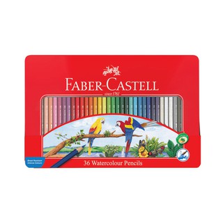 德國 Faber-Castell 輝柏 115937 水性彩色鉛筆 (鐵盒) (36色)