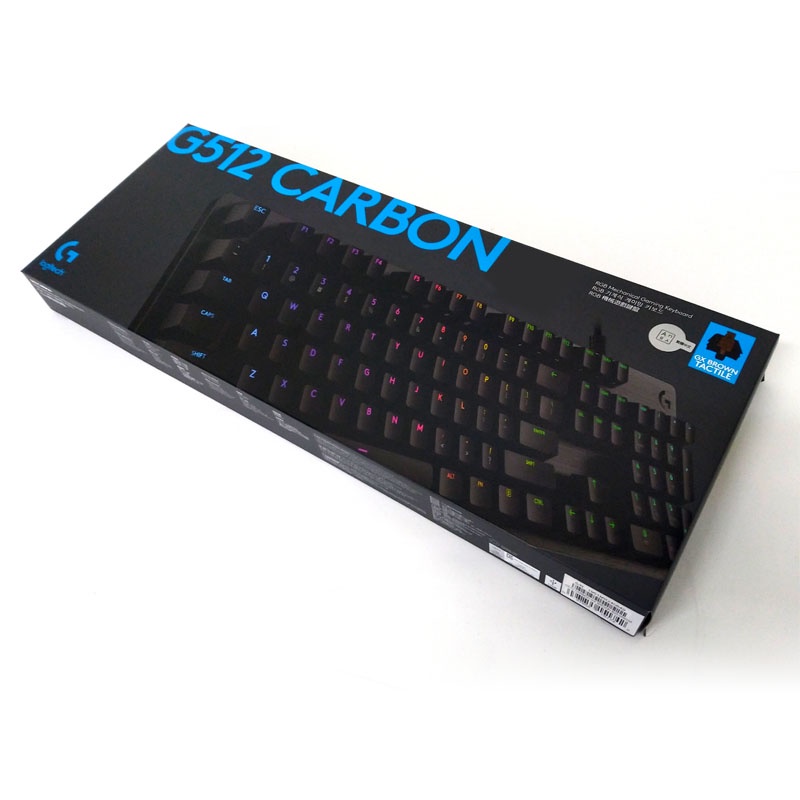 【MR3C】含稅 公司貨 羅技 G512 茶軸 Carbon GX Logitech 觸感軸 RGB 機械遊戲 鍵盤