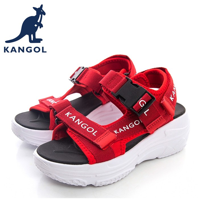 KANGOL 英國袋鼠 涼鞋 6022230240 紅色 女涼鞋