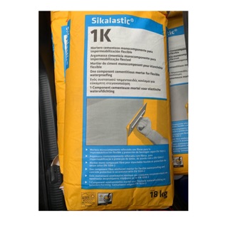 西卡 彈性水泥 彈泥 單組份含抗裂纖維彈韌性水泥質防水砂漿 sika Sikalastic 1K ( 乾粉狀)