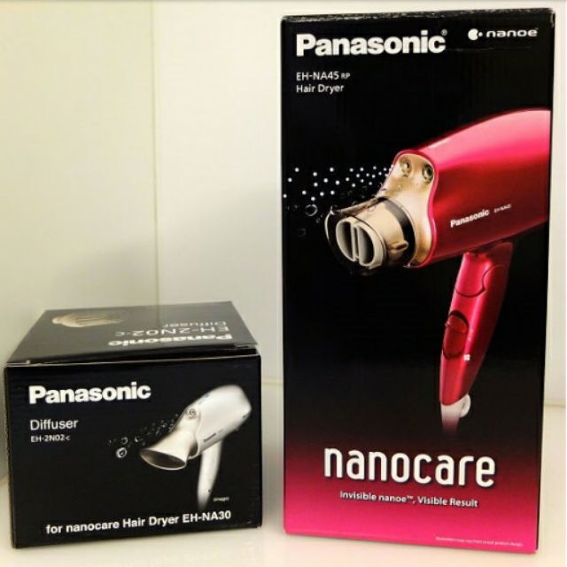 Panasonic國際牌 EH-NA45 負離子奈米水離子吹風機（全新桃紅色附烘罩）