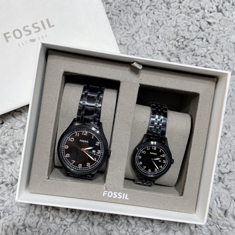 Fossil 新款 鋼帶對錶
