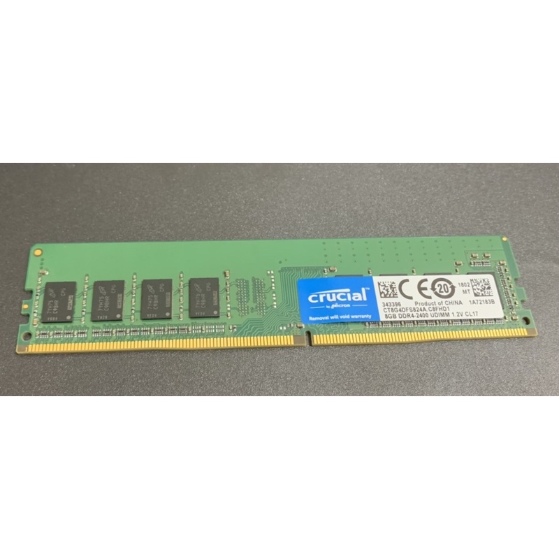 二手 crucial DDR4-2400 8GB
