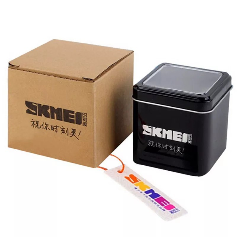 時刻美 SKMEI BOX202 高質感 一套手錶禮盒 鐵盒+紙盒 包裝盒 品牌手錶盒 經典簡約款