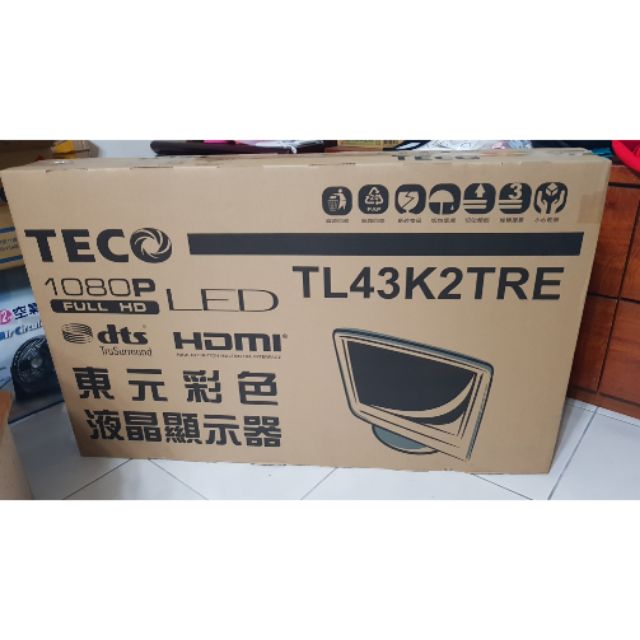 TECO TL43K2TRE 43吋LED電視 Full HD