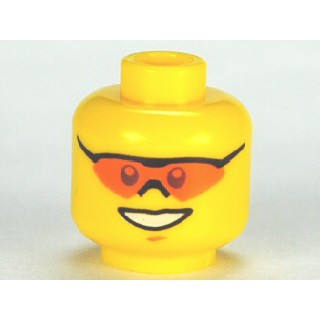 【樂高大補帖】LEGO 樂高 黃色 太陽眼鏡臉【4652361/99810/3626cpb0641/60195】