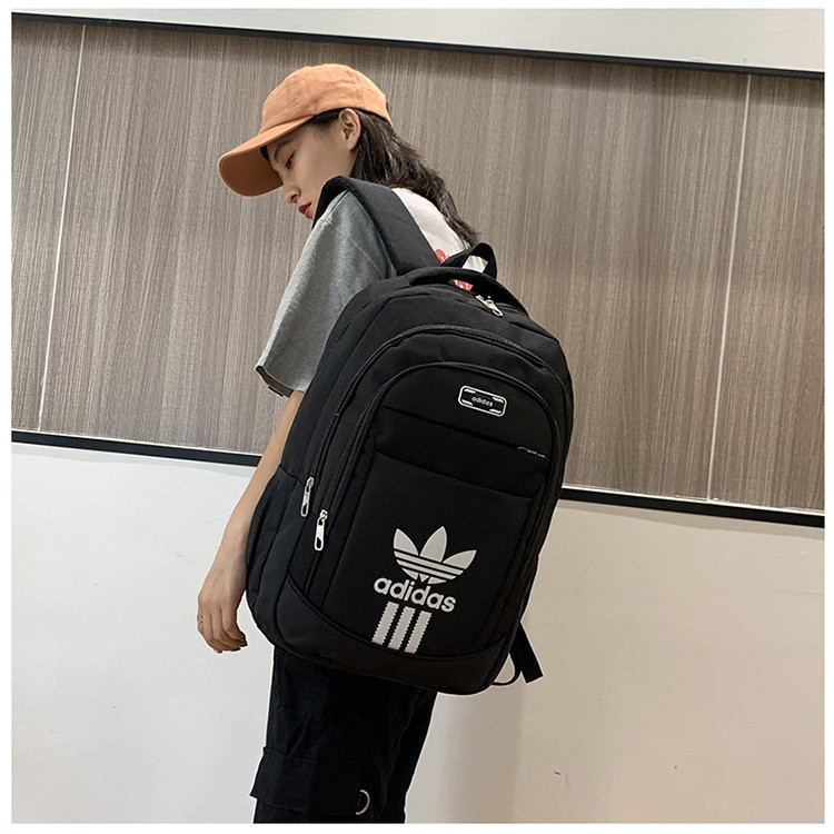 Adidas 後背包愛迪達書包大logo三葉草旅行背包學生背包情侶雙肩包新款推薦筆電包運動背包防水 蝦皮購物