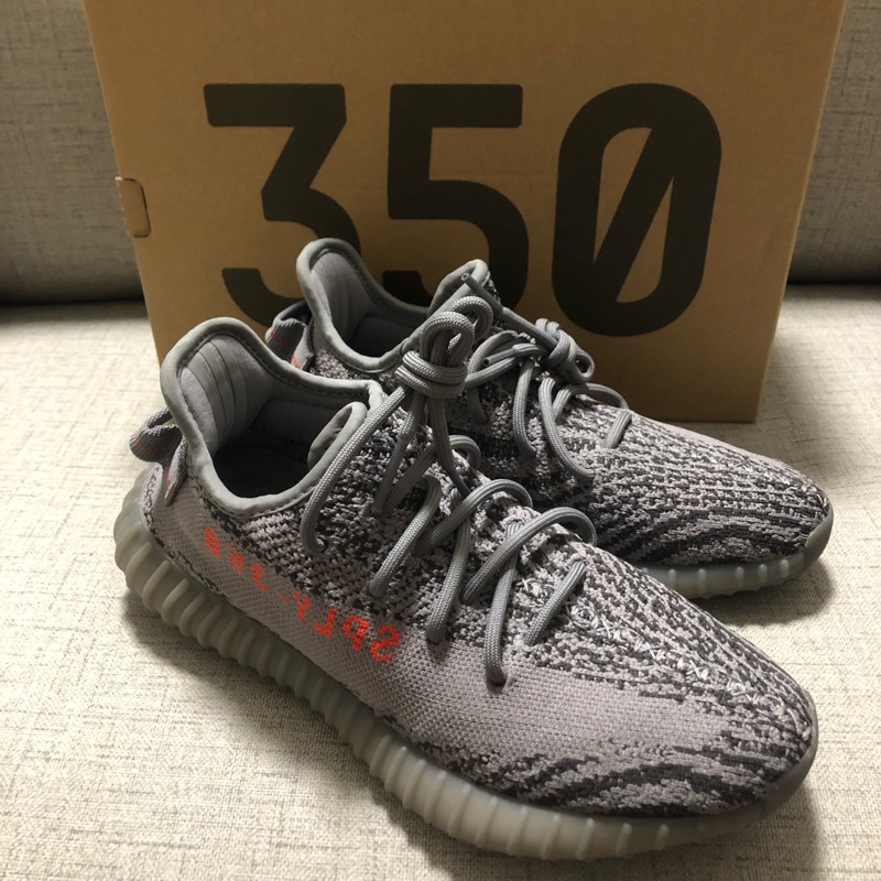 歡迎刷卡議價ADIDAS YEEZY BOOST 350 V2 灰橘