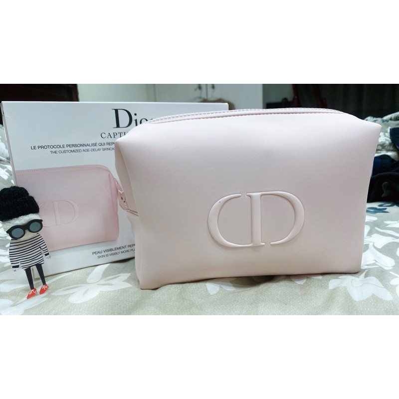 Dior 迪奧 專櫃滿額贈品👍（大尺寸）手拿包 美妝包 化妝包 收納包 鉛筆袋 長型