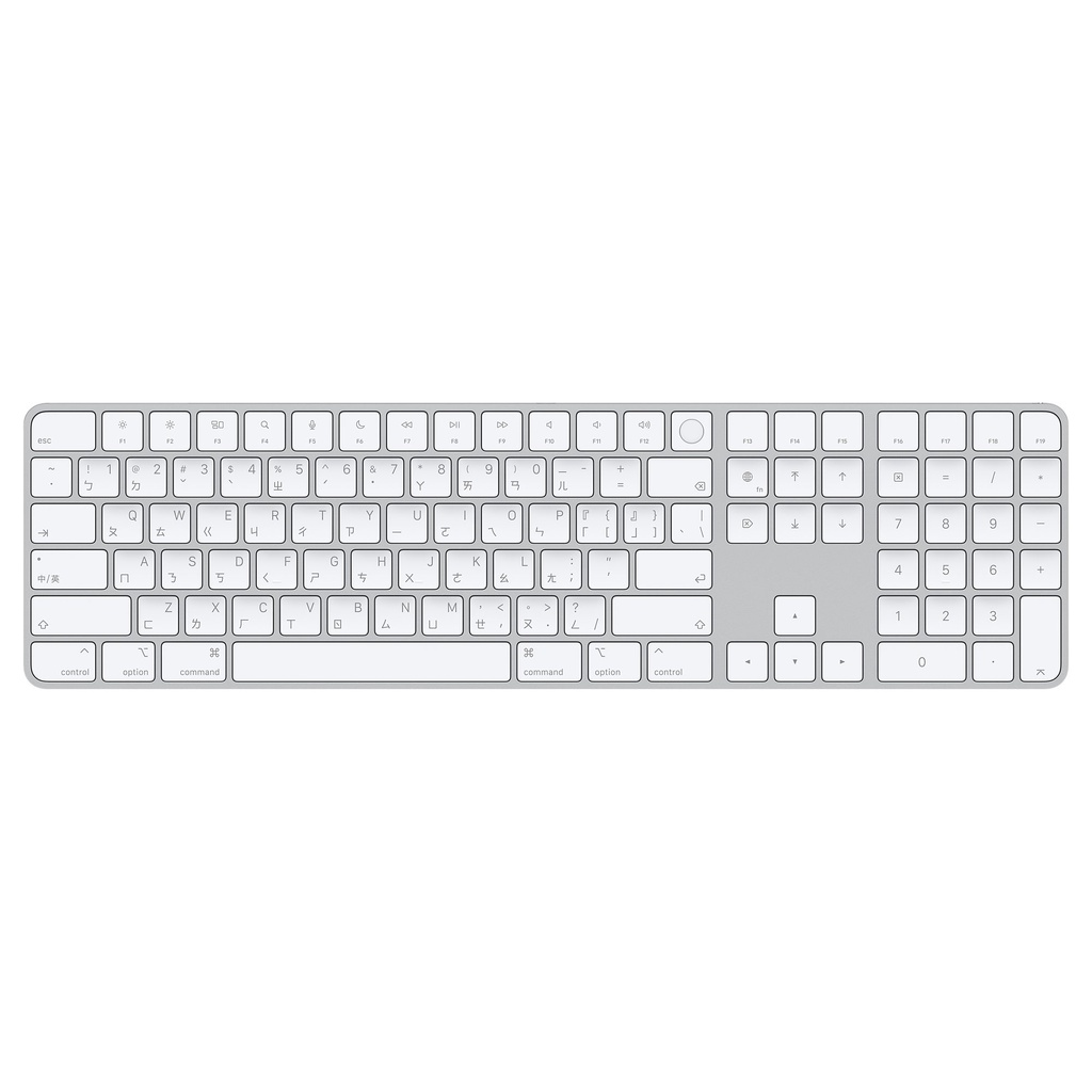 Apple Keyboard MK2C3TA/A 含 Touch ID 和數字鍵盤的巧控鍵盤 _ 台灣公司貨