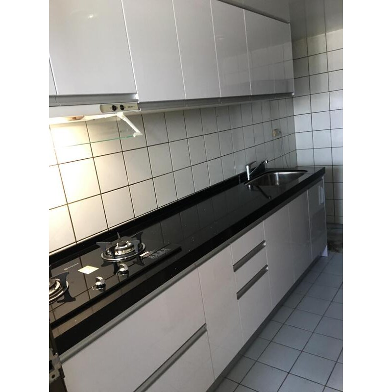 名雅歐化廚具274公分石英石檯面 上下廚f1木心桶身 貼pvc防水皮 水槽水龍頭 崁手把 五面封結晶門板 櫻花二機