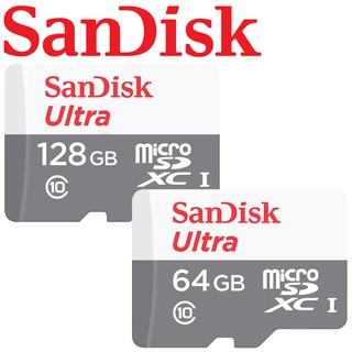 公司貨 SanDisk 128G 64GB Ultra microSDXC TF UHS-I 記憶卡 128G 64G