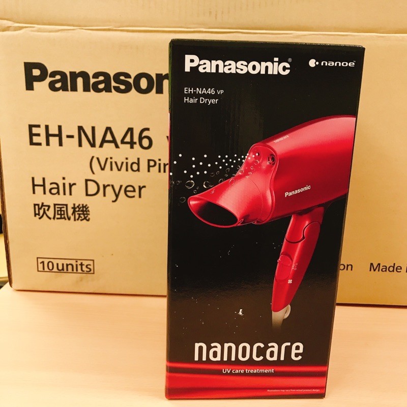 Panasonic EH-NA46-VP 奈米水離子吹風機（桃粉）