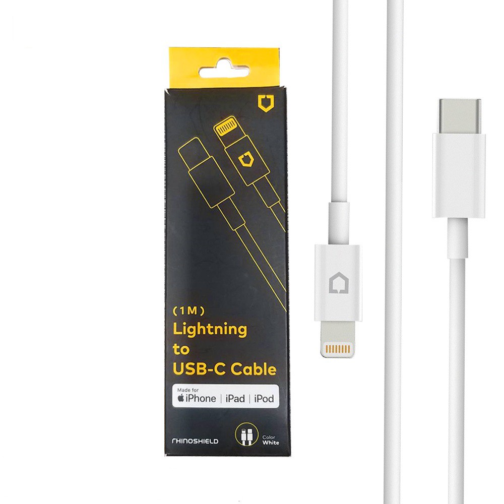 【犀牛盾】Lightning to USB-C 1M 傳輸線 RHINOSHIELD 充電線 現貨供應