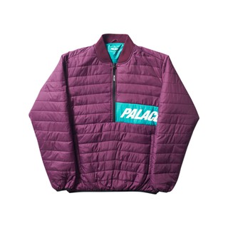 Palace Skateboards Half Zip Packer - Blackberry 半開襟 鋪棉 外套 防風