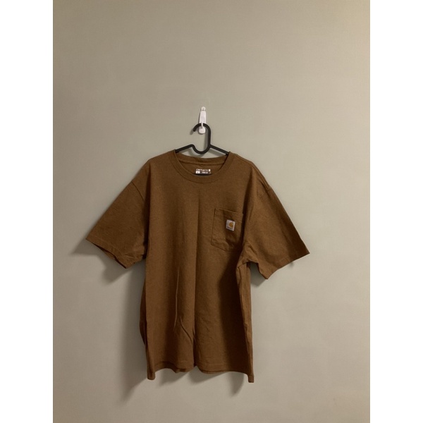 Carhartt K87 Workwear Pocket T-Shirt 工作口袋T 核桃色