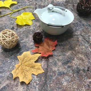 [Chengyuan***］臺灣製 台灣丞漢♦️古青瓷 花綁繩 手抓壺 蓋碗🌹｛ 容量:約150cc }