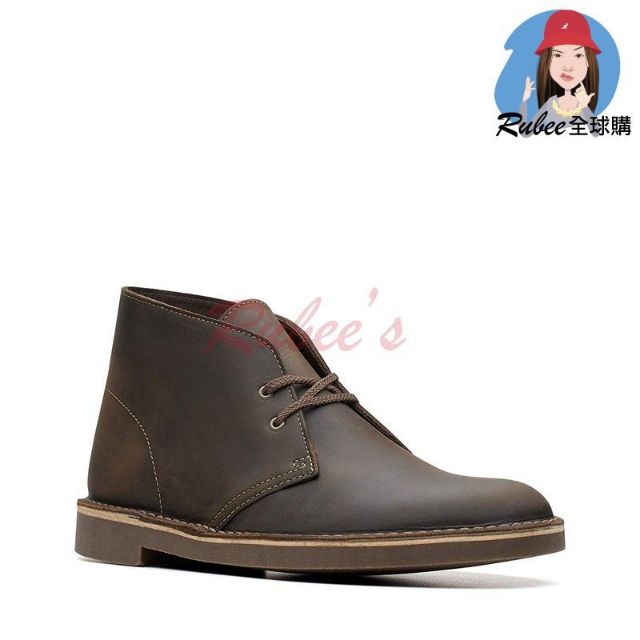 🌎Rubee全球購 Clarks Bushacre 男鞋 深棕色 咖啡色 蜜蠟 平民板沙漠靴 沙漠靴 經典靴