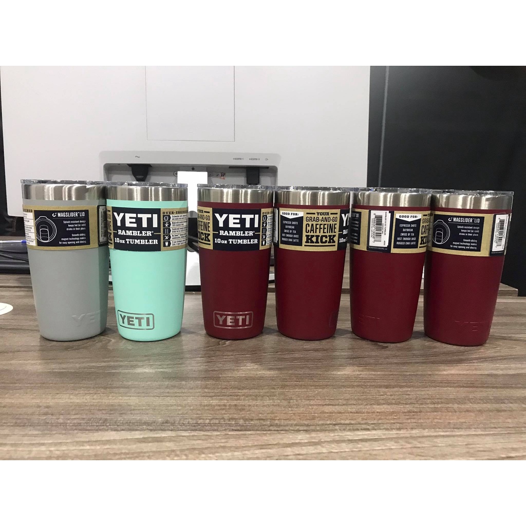 Yeti 10 盎司 Rambler 保溫杯帶 MagSlider 蓋;正品 YETI 保溫杯; YETI Ramble