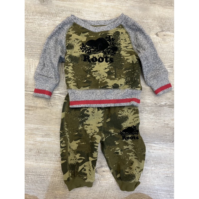 Baby Roots嬰幼兒/童裝 內刷毛長袖運動套裝（上衣&amp;長褲）