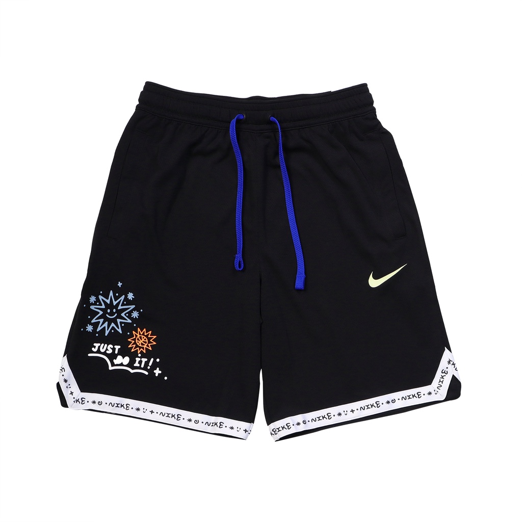Nike 短褲 DNA 男款 黑 籃球褲 透氣 排汗 拉鍊口袋 抽繩 寬鬆 JDI【ACS】DV3193-010