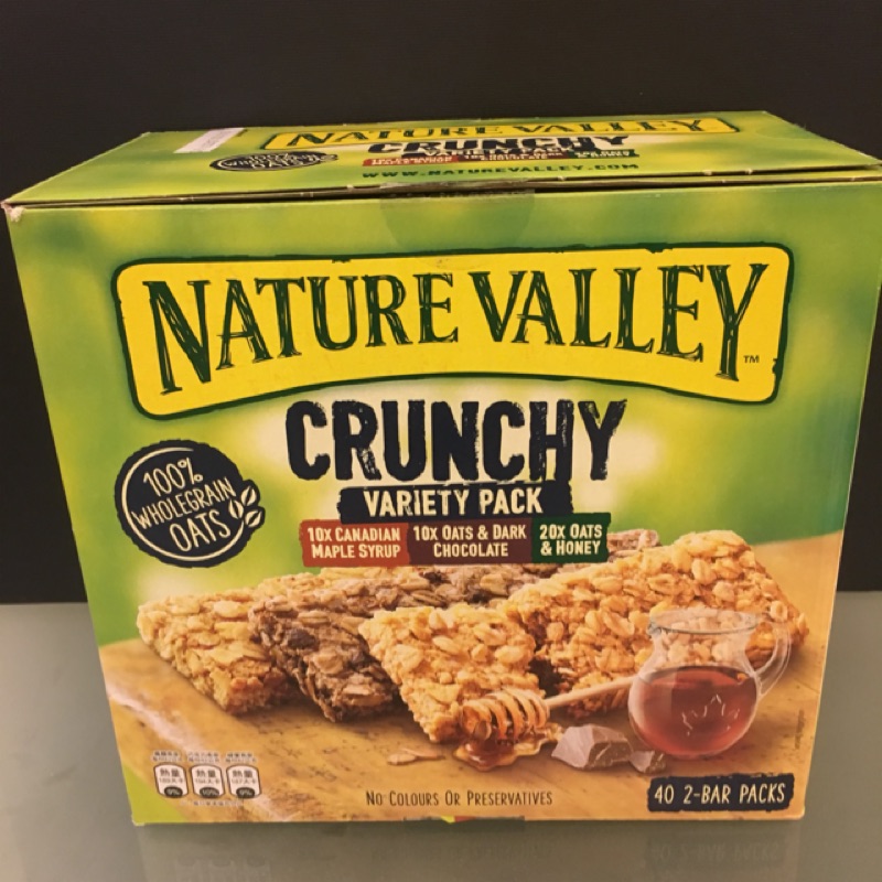天然谷 Nature Valley 燕麥棒 單包出售 42g/包 買10條送一條蜂蜜燕麥棒