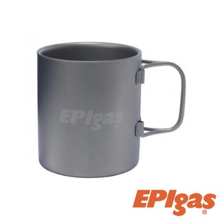 【epigas】鈦金屬雙層杯 300ml-m t-8104