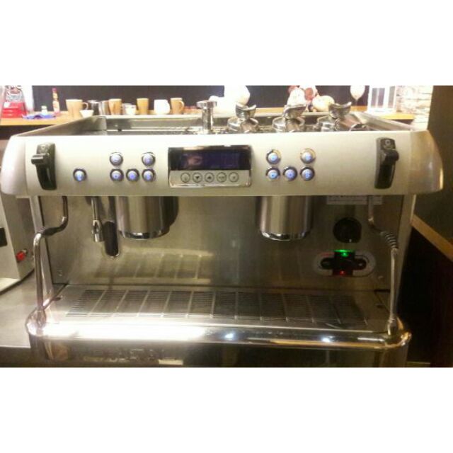 營業用咖啡機 IBERITAL 液晶面板雙孔咖啡機加磨豆機