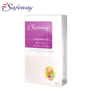 SAFEWAY數位-複合型4in1保險套(12入裝) 情趣精品