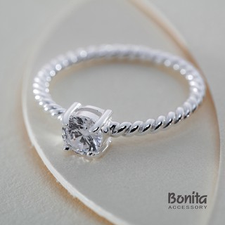 Bonita【925純銀】心鑽純銀戒指--712-9517-96